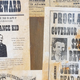 Old Wanted posters stapled to wall, one a $6,500 reward for the Sundance Kid, another $25,00 for jesse james